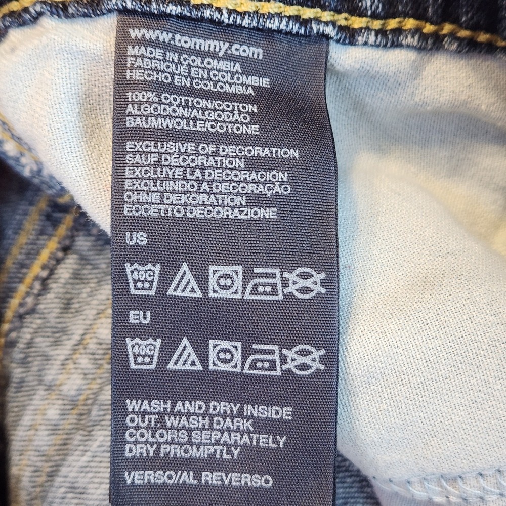 Tommy Hilfiger Blue Denim Jean Shorts - Picture 13 of 13